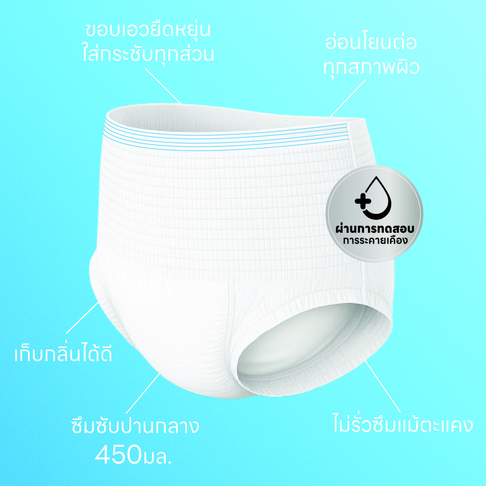 กางเกงรุ่นซึมซับปานกลาง450cc.