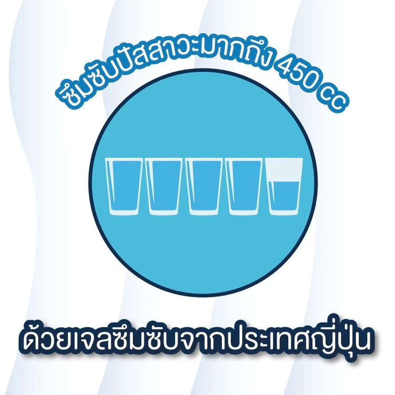 พูลลิท กางเกงผ้าอ้อมผู้ใหญ่ รุ่นซึมซับปานกลาง